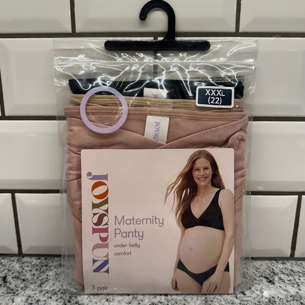 Joyspun XXXL 22 Maternity Panty Women Multi NEW 3 Pack Under-the-Bump Wrap Front